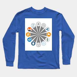 Cryptocurrency World Long Sleeve T-Shirt